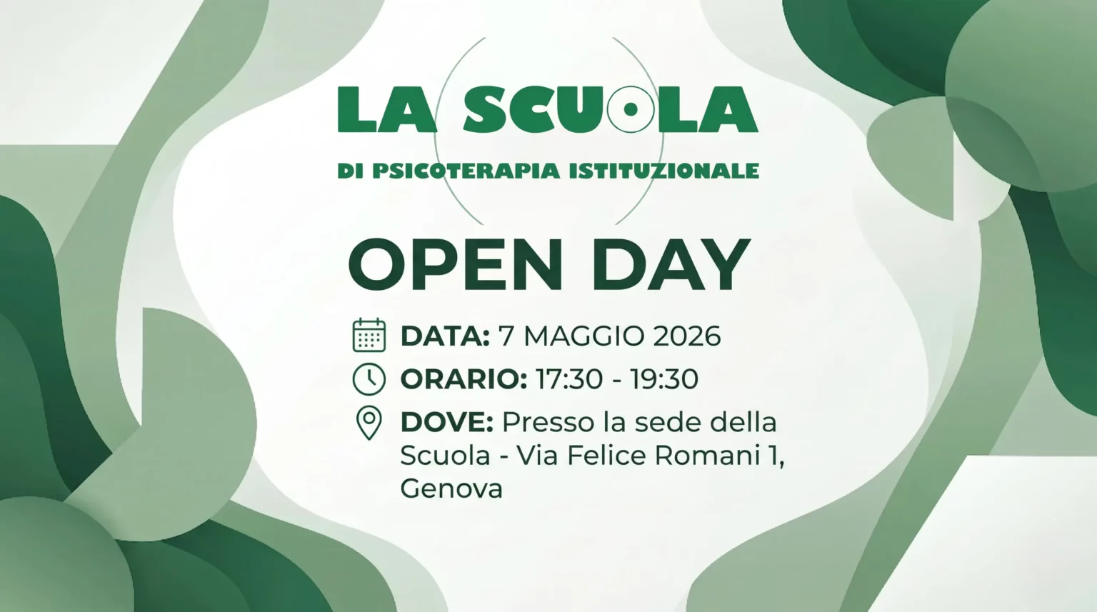 La Scuola di Psicoterapia Istituzionale Genova Open Day